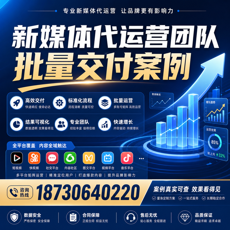 阿坝代运营公司多客户账号批量高效交付案例